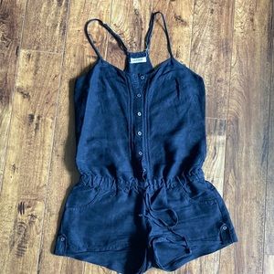 Garage Black Romper